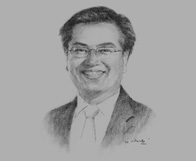 Sketch of Irhoan Tanudiredja, Senior Partner, PricewaterhouseCoopers, on business’s role in delivering a high-growth/low-carbon economy 