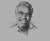 Sketch of Kojo Bentsi-Enchill, Senior Partner and Head of Energy & Natural Resources
