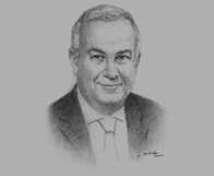 Sketch of Hussein Choucri, Chairman and Managing Director, HC Securities & Investment