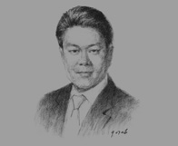 Sketch of Colin Ong, Managing Partner