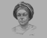 Sketch of Diezani Alison Madueke, Minister of Petroleum, on the challenges of maximising production