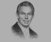 Sketch of  Tony Blair, former Prime Minister of the UK
