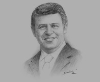 Sketch of King Abdullah II 