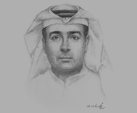 Sketch of Adel Abdulaziz Khashabi, Head of QNB Financial Services