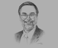 Sketch of Michael Aldrich, Partner, Hogan Lovells, on the legal system governing foreign direct investment in Mongolia (