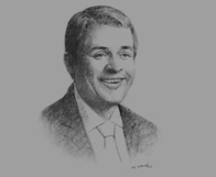 Sketch of Michael Kerr, Managing Partner, SNR Denton