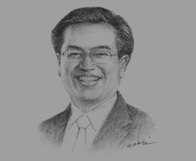 Sketch of Irhoan Tanudiredja, Senior Partner, PricewaterhouseCoopers