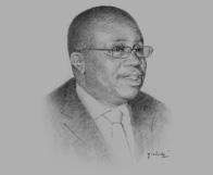 Sketch of Kofi Wampah, Acting Governor and Deputy Governor, Bank of Ghana