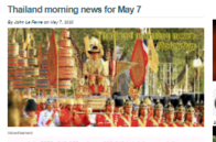 Thailand Morning News For May 7