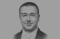 Sketch of <p>Mohamed Boussaid, Minister of Finance</p>
