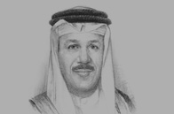 Sketch of <p>Abdul Latif Al Zayani, Secretary-General, GCC</p>
