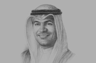 Sketch of <p>Mohammad Al Hashel, Governor, Central Bank of Kuwait (CBK)</p>
