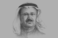 Sketch of <p>Riyadh Al Saleh, Chairman and CEO, Kharafi National</p>
