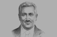 Sketch of <p>Prime Minister Abdullah Ensour</p>
