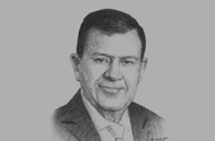 Sketch of <p>Ziad Fariz, Governor, Central Bank of Jordan (CBJ)</p>

