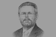 Sketch of <p>Rob Davies, Minister of Trade and Industry</p>

