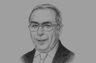 Sketch of <p>Ramtane Lamamra, Minister of Foreign Affairs</p>
