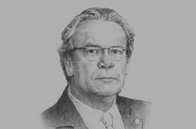 Sketch of <p>Gonzalo Gutiérrez Reinel, Minister of Foreign Affairs</p>
