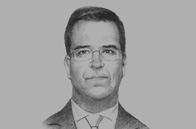 Sketch of <p> Christian Laub, President, Lima Stock Exchange (BVL)</p>
