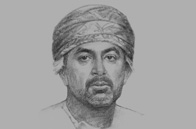 Sketch of <p>Ali bin Masoud Al Sunaidy, Minister of Commerce and Industry</p>
