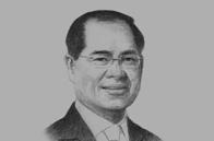 Sketch of <p>Lim Hng Kiang, Minister for Trade and Industry of Singapore</p>
