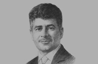 Sketch of <p>Kamal bin Ahmed, Acting Chief Executive, Bahrain Economic Development Board (EDB)</p>
