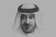 Sketch of <p>Ahmed bin Saeed Al Maktoum, Chairman, Dubai Expo 2020 Preparatory Higher Committee</p>
