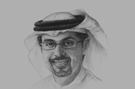 Sketch of <p>Hamad Buamim, President and CEO, Dubai Chamber</p>
