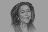 Sketch of <p>Nicole Bricq, Former French Minister of Foreign Trade</p>
