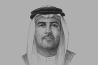 Sketch of <p>Ali Majed Al Mansoori, Chairman, Abu Dhabi Department of Economic Development (ADDED)</p>
