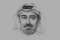 Sketch of <p>Tirad Al-Mahmoud, CEO, Abu Dhabi Islamic Bank</p>
