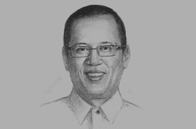 Sketch of <p>President Benigno Aquino III</p>
