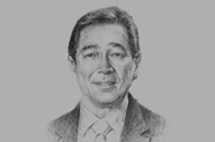 Sketch of <p>Alfred M Yao, President, Philippine Chamber of Commerce and Industry (PCCI)</p>
