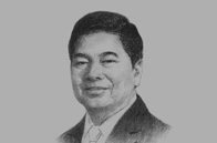 Sketch of <p>Amando M Tetangco Jr, Governor, Bangko Sentral ng Pilipinas (BSP)</p>
