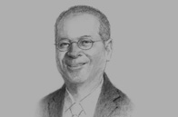 Sketch of <p>Ramon S Ang, Vice-Chairman, President and COO, San Miguel Corporation</p>
