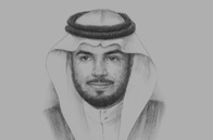 Sketch of <p>Saleh Al Rasheed, Director-General, Saudi Industrial Property Authority (MODON)</p>

