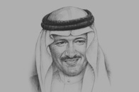 Sketch of <p>Prince Sultan bin Salman bin Abdulaziz Al Saud, Chairman and President, Saudi Commission for Tourism and Antiquities (SCTA)</p>
