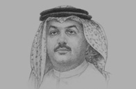 Sketch of <p>Khalid bin Mohammed Al Attiyah, Minister of Foreign Affairs</p>
