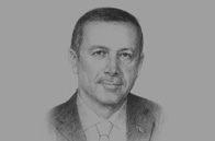 Sketch of <p>A new journey: President Recep Tayyip Erdoğan, on his country’s economic rise</p>
