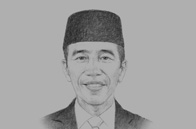 Sketch of <p>President Joko Widodo</p>
