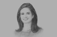 Sketch of <p>Development first: OBG talks to Isabel de Saint Malo de Alvarado, Vice-President and Minister of Foreign Affairs</p>
