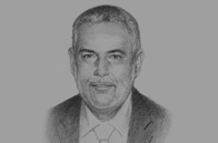 Sketch of <p>Abdel-Ilah Benkiran, Head of Government</p>
