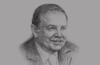 Sketch of <p>President Abdelaziz Bouteflika</p>
