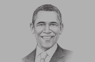 Sketch of <p>Barack Obama, President of the US</p>
