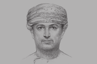 Sketch of <p>Sultan bin Salim Al Habsi, Secretary-General, Supreme Council for Planning (SCP) </p>
