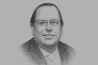 Sketch of <p>Julio Velarde, President, Central Reserve Bank of Peru</p>
