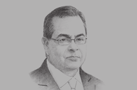 Sketch of <p>Jaime Saavedra, Minister of Education</p>
