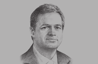 Sketch of <p>Axel van Trotsenburg, Vice-President for East Asia and the Pacific, World Bank</p>
