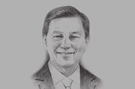 Sketch of <p>Liew Mun Leong, Chairman, Surbana Jurong and Changi Airport Group</p>
