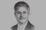 Sketch of <p>Mahmood Al Kooheji, CEO, Mumtalakat</p>
